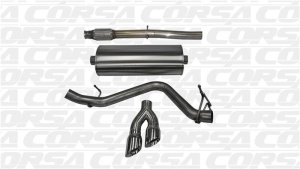 Chevrolet Silverado 1500 Performance Exhaust - Single Side Exit - CORSA Performance - Cat Back - Polished - `14-`19